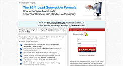 Desktop Screenshot of leadgenerationsolutions.net